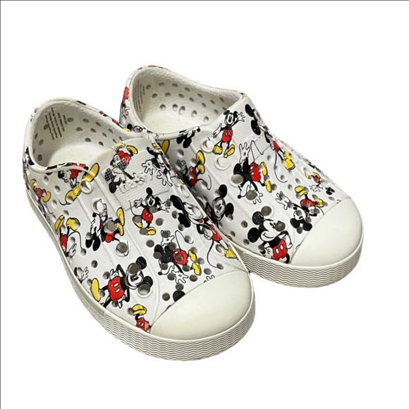Native Other - Native Kids Slip-On Sneakers - White, Red, Yellow